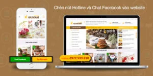 Add hotline and Facebook chat to website tutorial