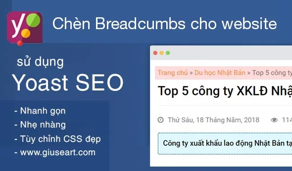 Add breadcrumbs to WordPress with Yoast SEO